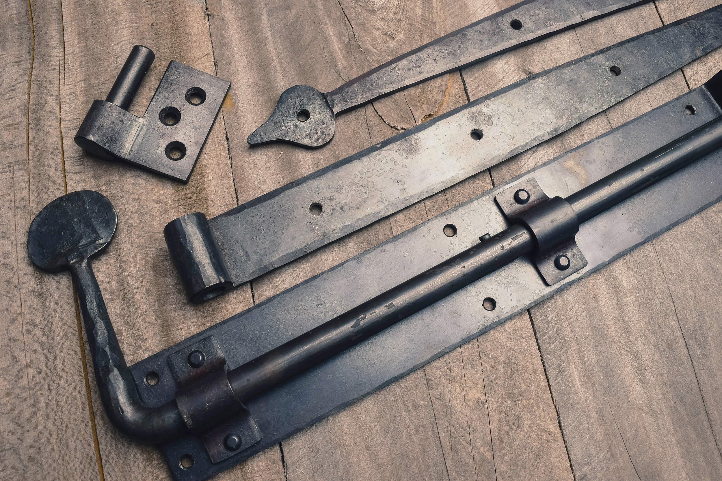 how to care for hand forged iron hardware