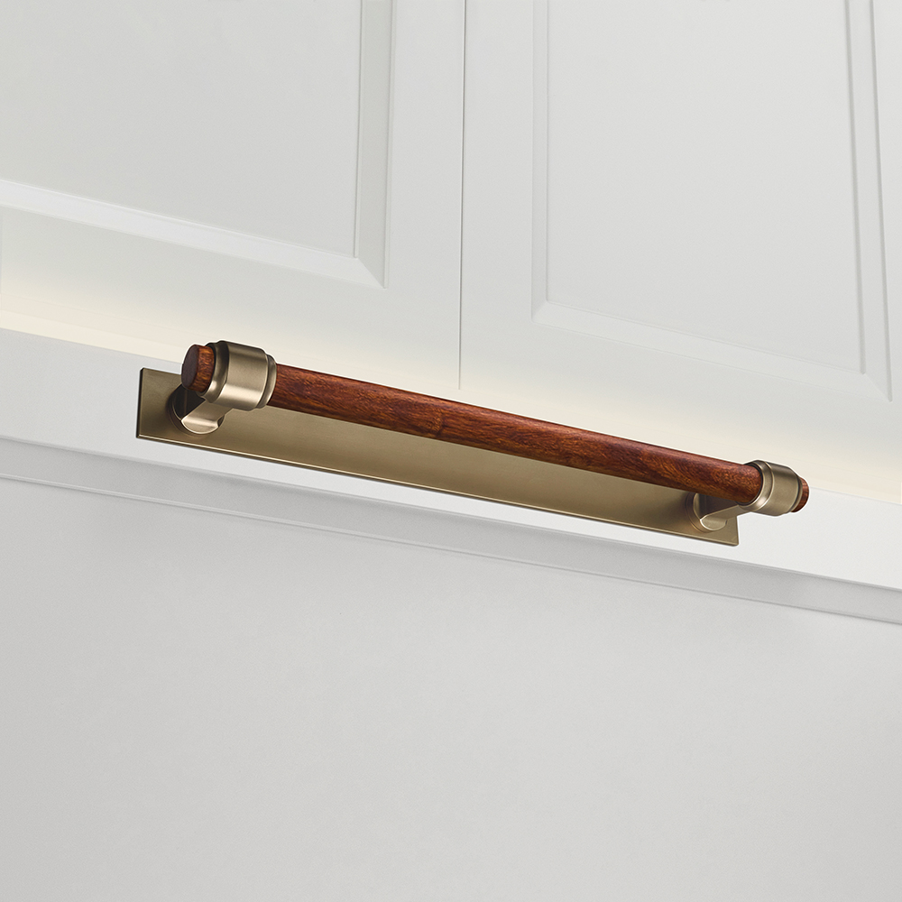 12″ Belvedere Appliance Pull with Backplate