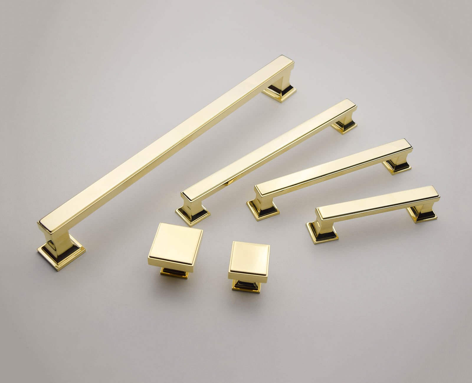 Solid brass cabinet pulls