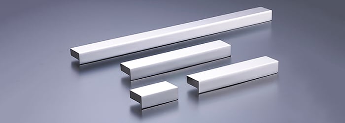 The Quinton kitchen cabinet hardware line from Armac Martin
