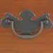 H-15 3" Dark Antique Chippendale Bail Pull with MSF Posts