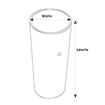 LC-1 Mid Century Modern Leg Cap Line Drawing