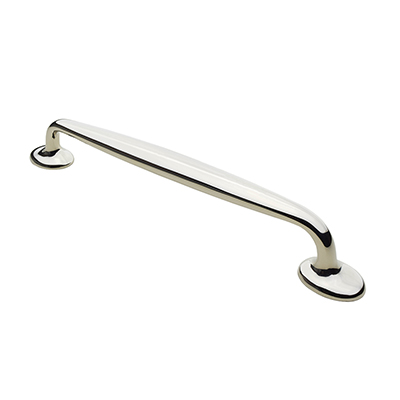 cast brass bakes pulls in polished nickel