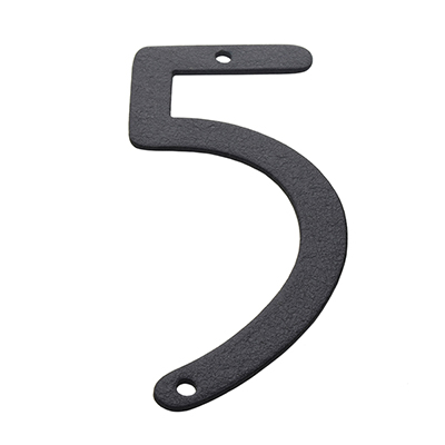 #5 Hand Forged Number