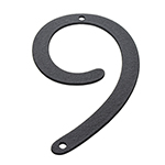 #9 Hand Forged Number