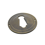 H-13 1-1/4" Round Keyhole Escutcheon