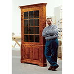 Early American Corner Cabinet as seen in Popular Woodworking