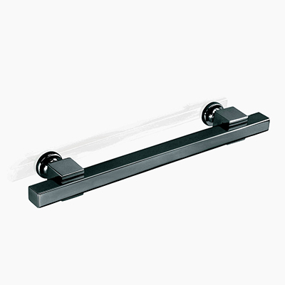 MH-HAU-APP-1 18" Hammered over Brushed Nickel Haute Appliance Pull