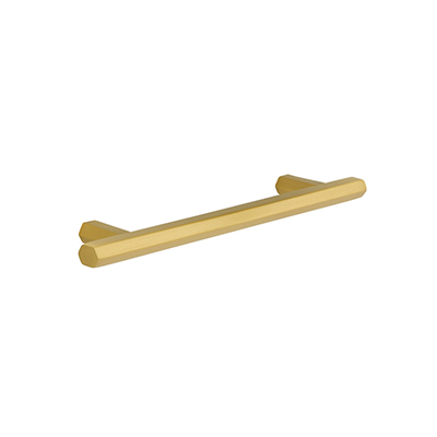 MH-HX-APP-3 12" Brushed Brass Hexad Appliance Pull