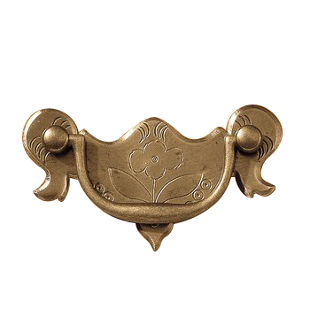 HCH-19 2" Queen Anne Chased Drawer Pull