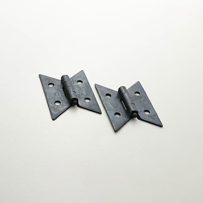HF-12 1-1/2" x 2" Wrought Iron Butterfly Hinge