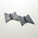HF-12 2-1/2" x 3" Wrought Iron Butterfly Hinge