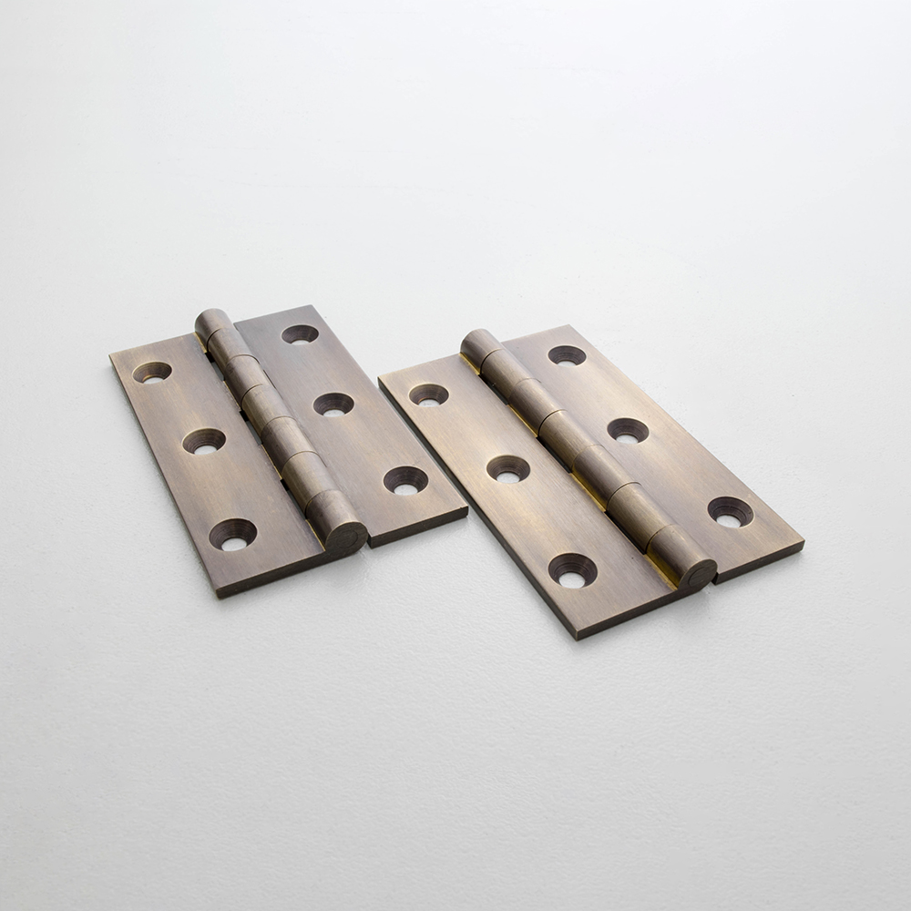 PB-409 Solid Brass Butt Hinges, Cabinet Butt Hinges
