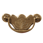 QA-2 2-1/2" Early Queen Anne Drawer Pull