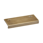 4" Pleated Top Fix Edge Pull
