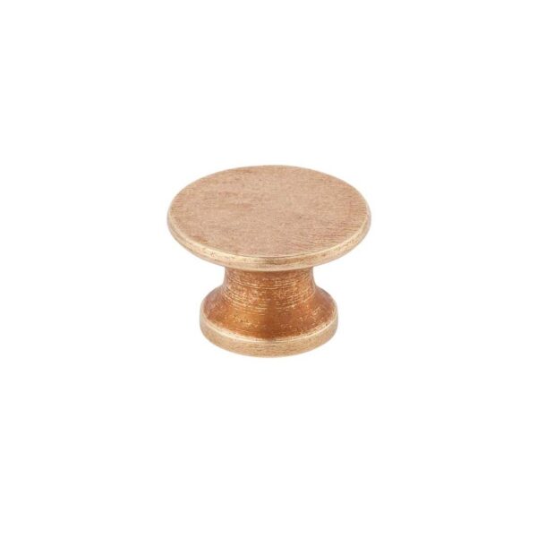 5/8" Woodscrew Sash Brass Knob