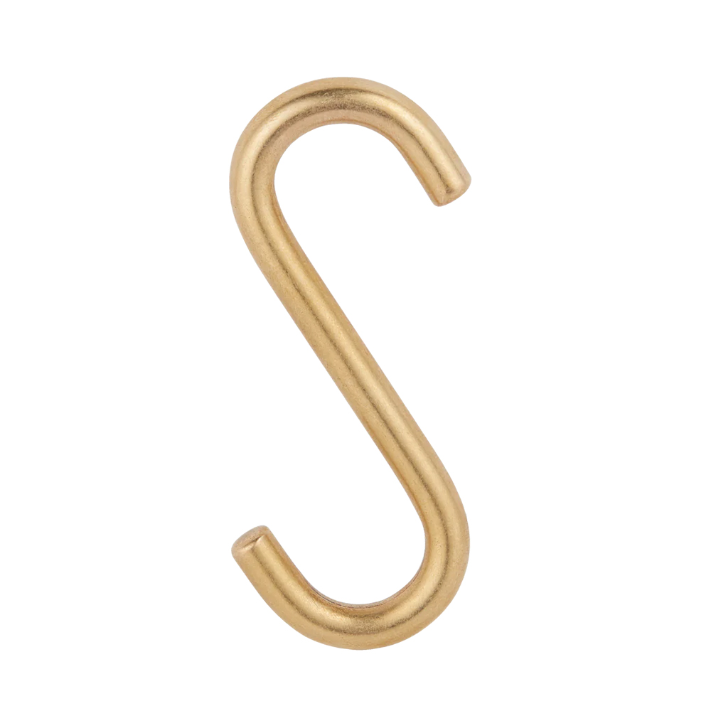 4″ Cotswold Brass S-Hook
