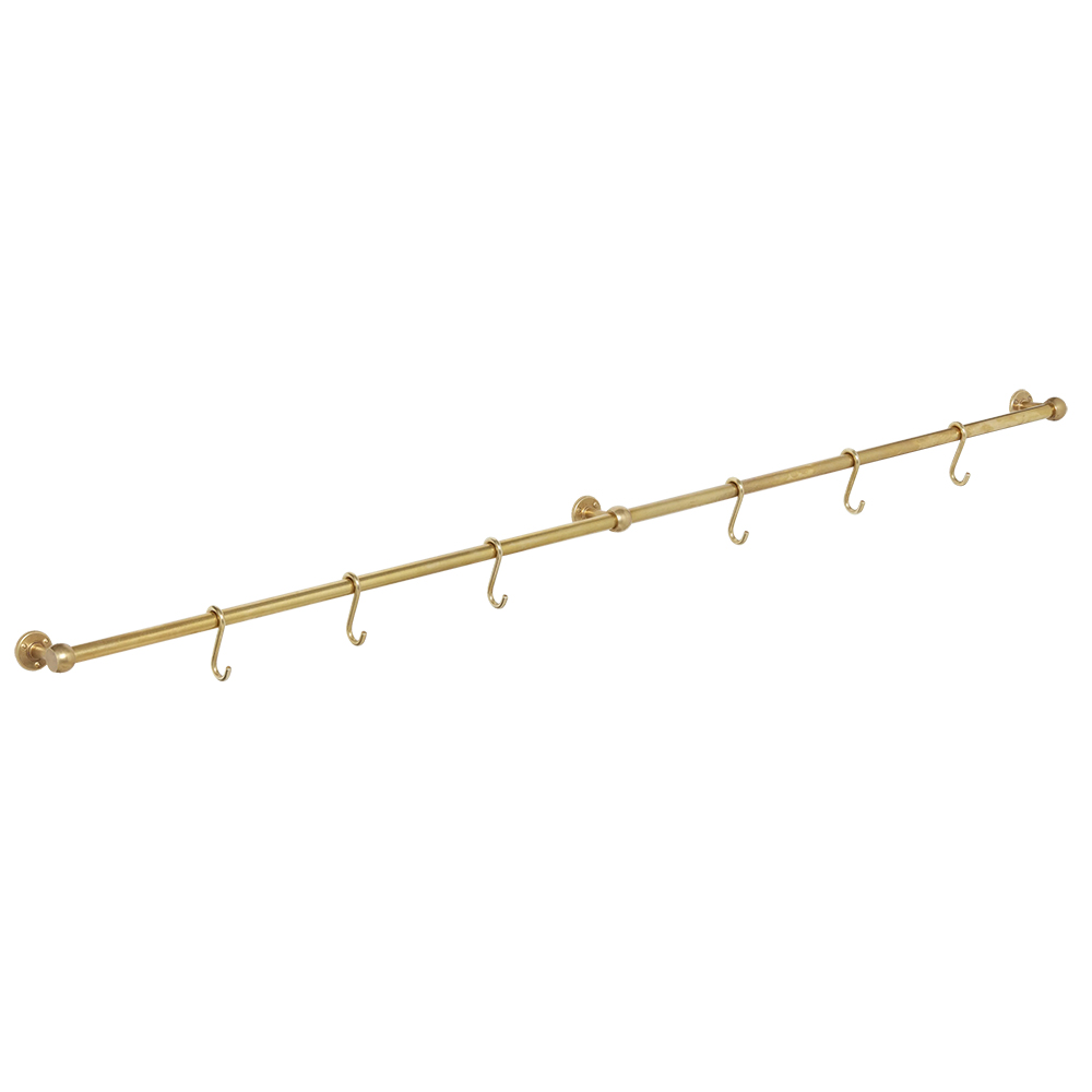 59″ Cotswold Brass Pot & Rail