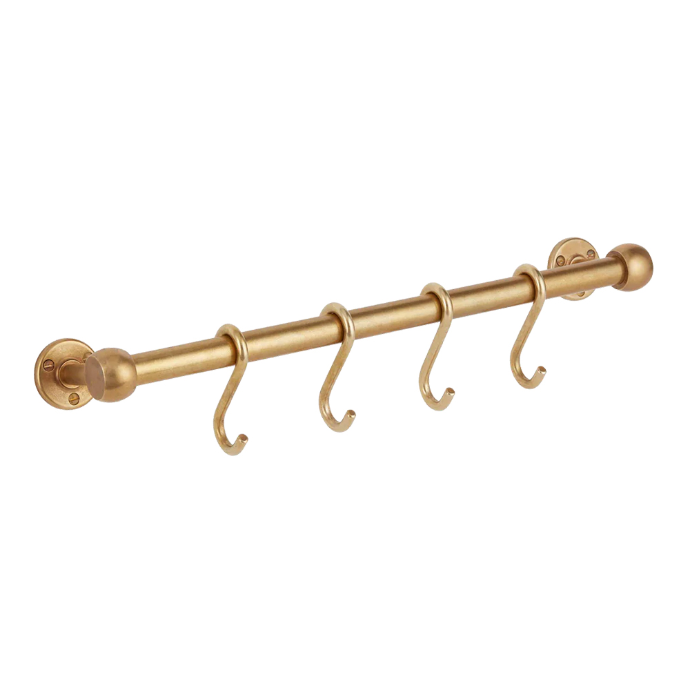 35-1/2″ Cotswold Brass Pot Rail