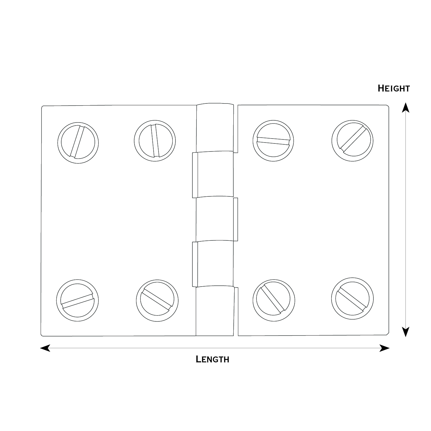H-68 3″ Desk Hinge Horton Brasses Horton Brasses #