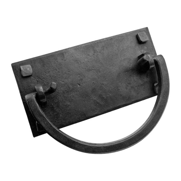 HF-46 6" Black Iron Chest Lift/ Pull