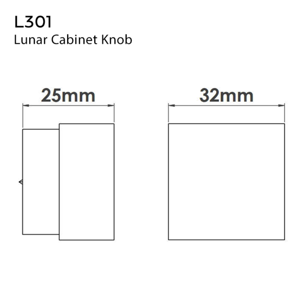 1-1/4" Lunar Cabinet Knob Nickel