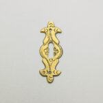 LD-WM-81 Vertical Chased William & Mary Escutcheon