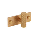 3-1/4" Diamond Knurled Single Vertical Wall Hook