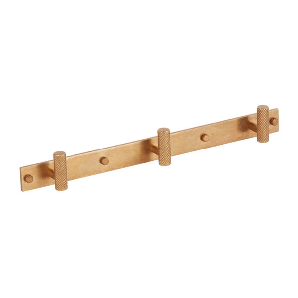15-1/8" Diamond Knurled Wall Hook Rack