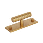 2-1/2" Straight Knurled T-Bar Handle