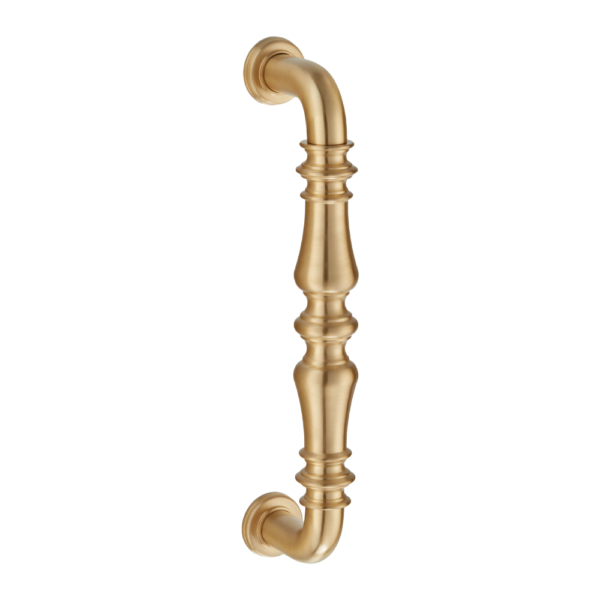 10" Ornate Pull Handle on Roses