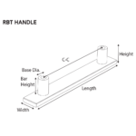 10" RBT-20-250 Handle w/ RBT Texture