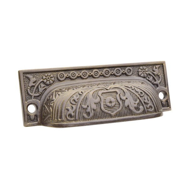 3-5/8" Cast Brass Bin Pull