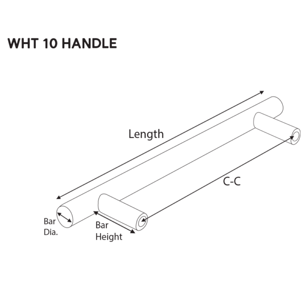 13-25/32" WHT-10 Cabinet Handle