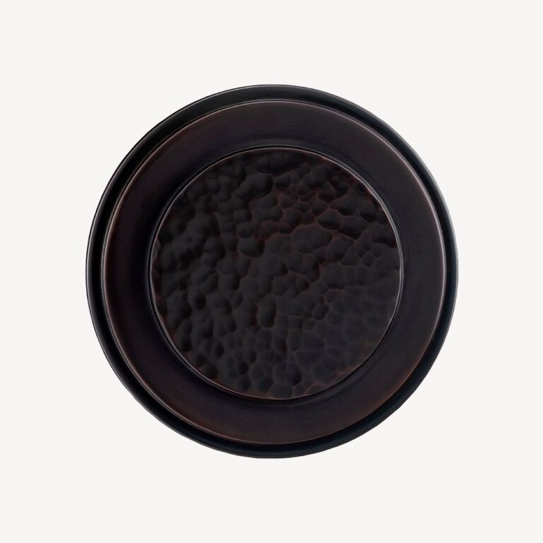 Hand Peened Hammered over Oil-Rubbed Bronze