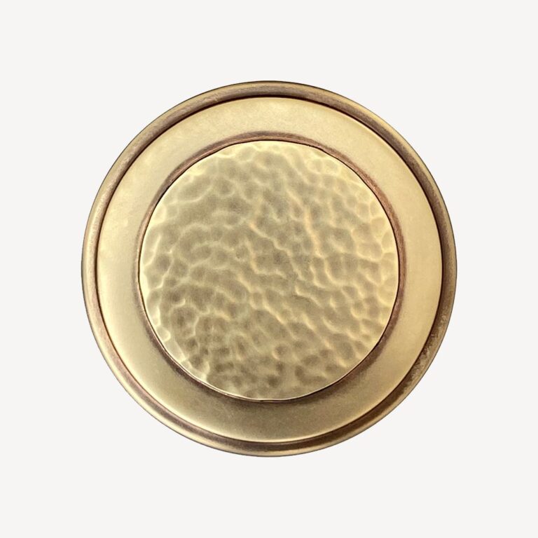 Hammered Texture over Aged Brass