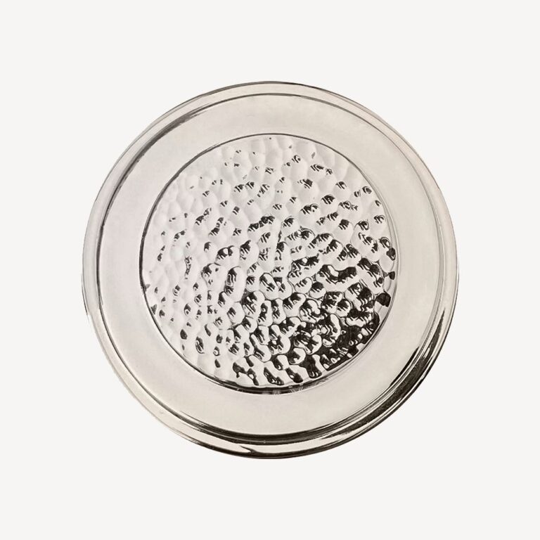 Hammered Texture over Polished Nickel