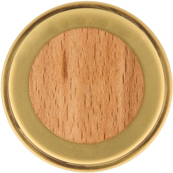 Beech Wood and Aged Brass