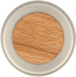 Beech Wood and Brushed Nickel