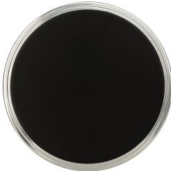 Split Black and Chrome with Black Backplate