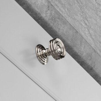 1 12 Bordeaux Knob with Backplate by MYOH