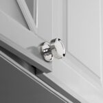 1" Art Deco Knob with Backplate by MYOH