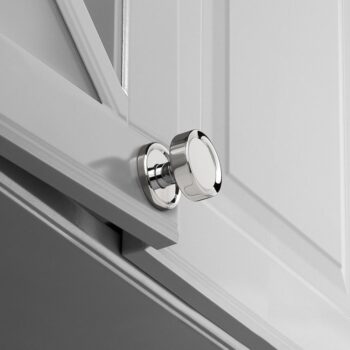 1 14 Art Deco Knob with Backplate by MYOH