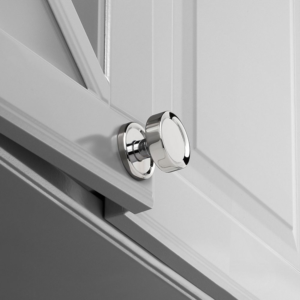 1-1/2" Art Deco Knob with Backplate by MYOH