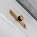 1-1/4" Svetlana Knob with 5" Backplate by MYOH