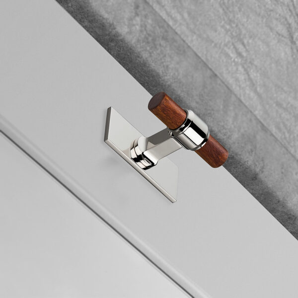 2-1/8" Belvedere T-Knob with Backplate by MYOH