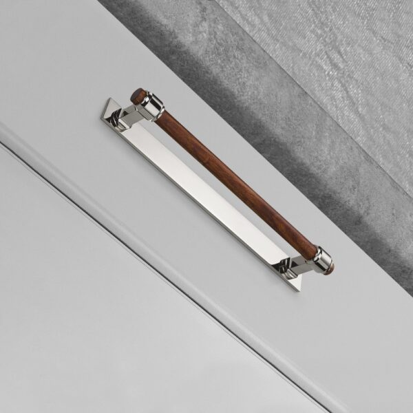 24" Belvedere Bar Pull w/Backplate by MYOH