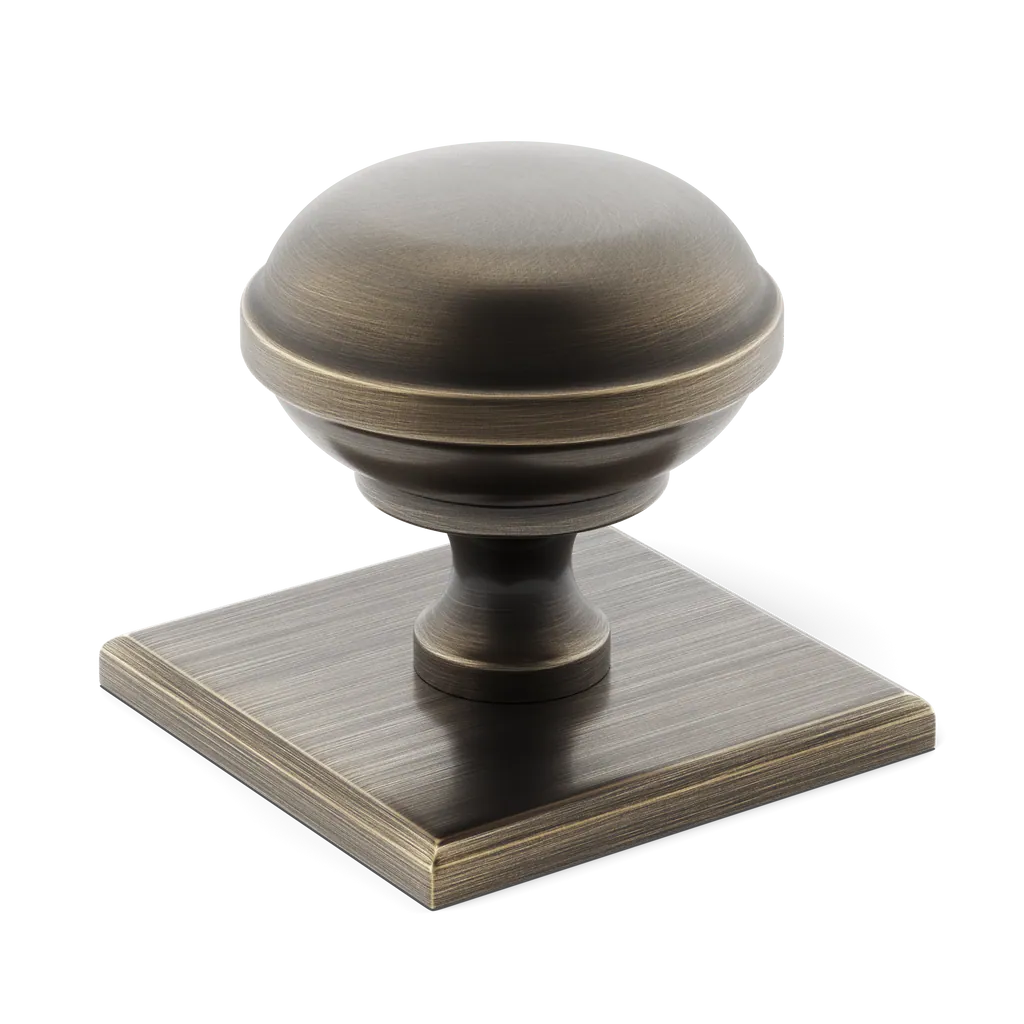 Wooden judges gavel resting on a square wooden base symbolizing law and court proceedings
